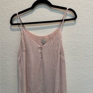 A New Day Light Pink Spaghetti Strap Blouse